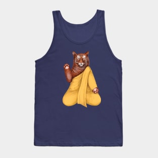 zen tiger gold Tank Top